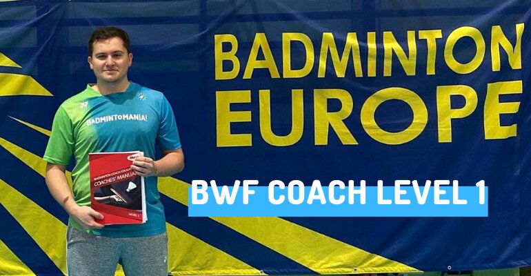 Trener Dominik Stebnicki na szkoleniu BWF w Izraelu