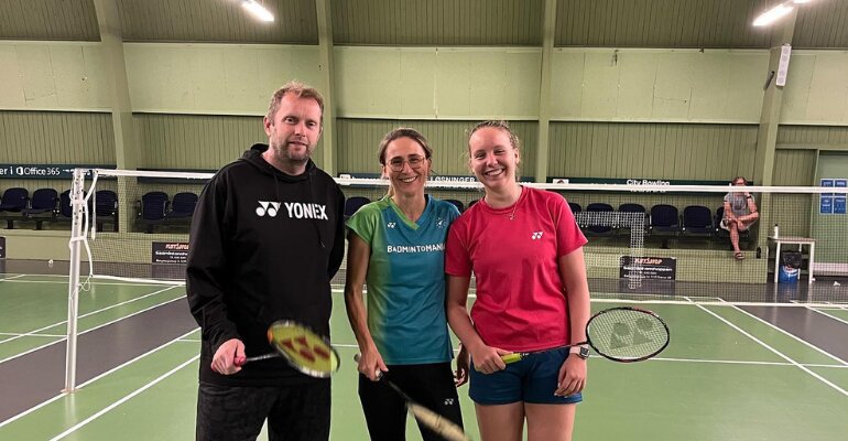 Badmintonowe szkolenie trenerki w Danii