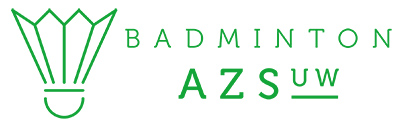 Logo AZS Uniwersytet Warszawski Badminton