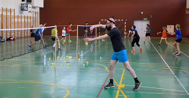 Treningi badmintona na Siemieńskiego 6